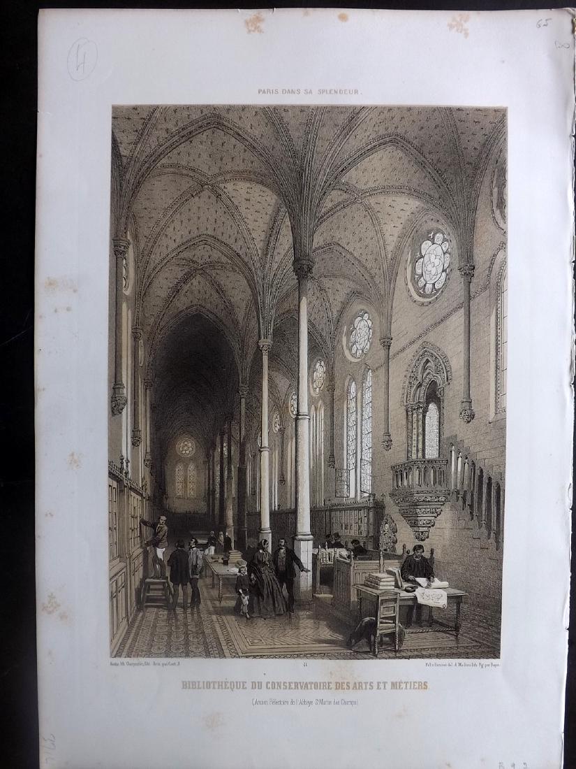 Paris dans sa Splendeur 1863 Bibliotheque. St. Martin (1 of 1)