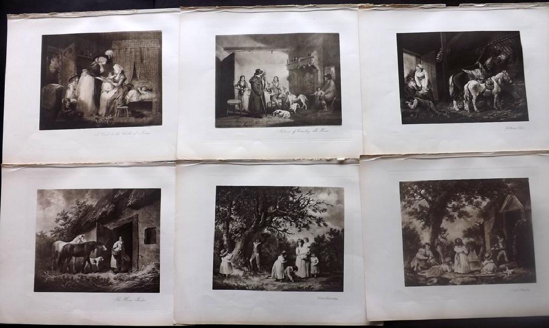 After George Morland 1904 Lot of 8 Antique Prints (1 of 2)