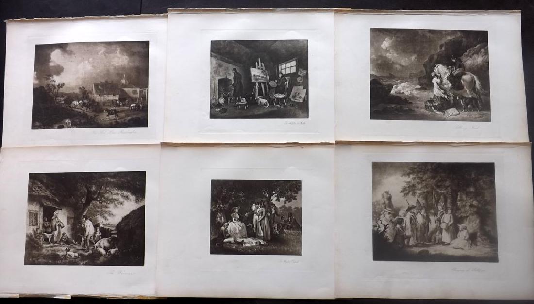 After George Morland 1904 Lot of 8 Antique Prints (1 of 2)