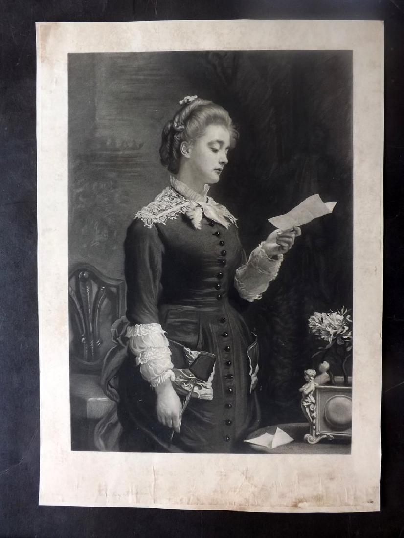After John Everett Millais C1880 SIGNED Mezzotint (1 of 3)