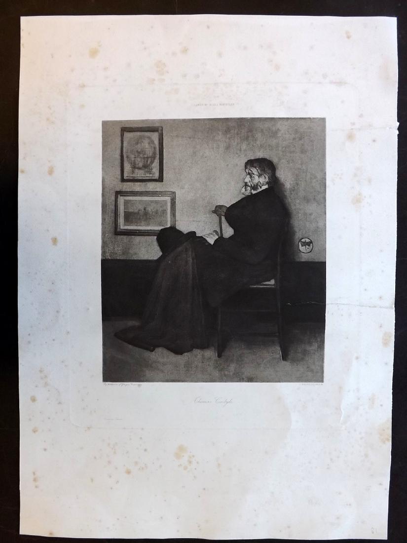 Dujardin After Whistler C1890 LG Print of Thomas (1 of 2)