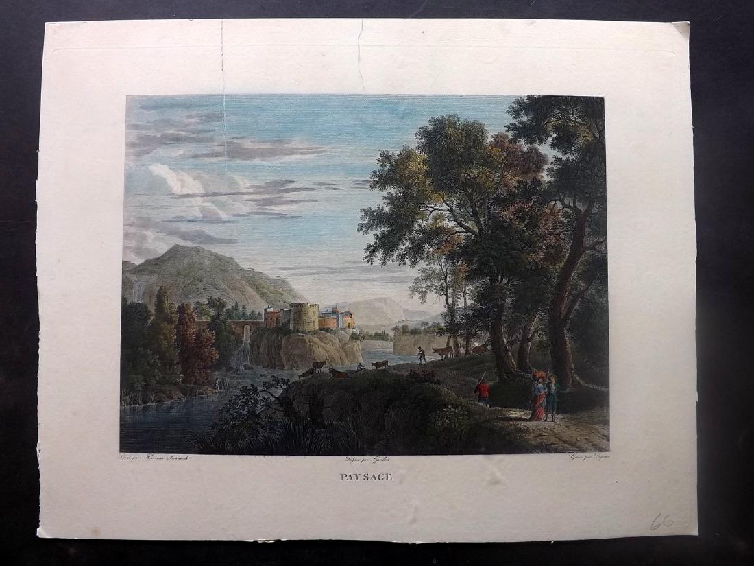 Duparc after Swanevelt C1800 Hand Col Landscape (1 of 2)