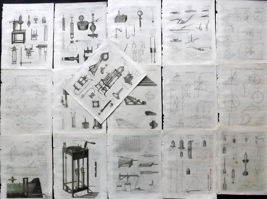 Encyclopaedia Britannica 1797 Lot of 16 Science Prints (1 of 2)