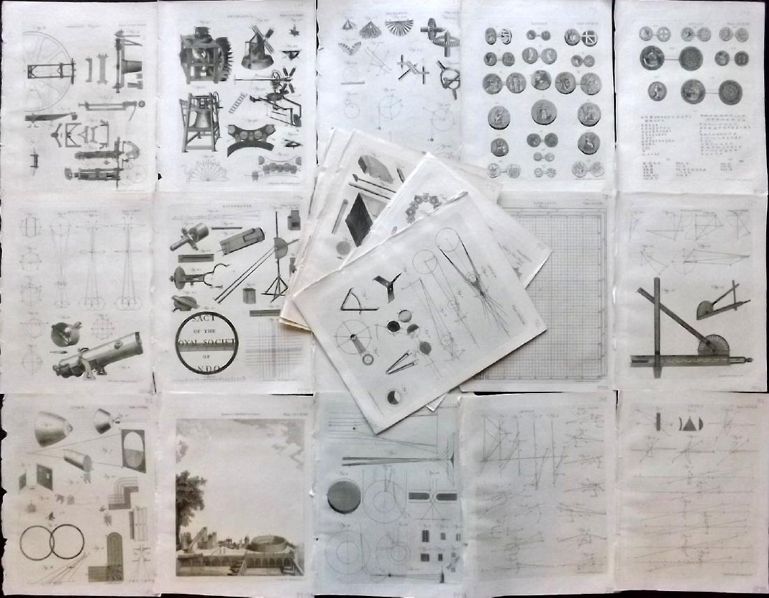 Encyclopaedia Britannica 1797 Lot of 20 Science Prints (1 of 2)
