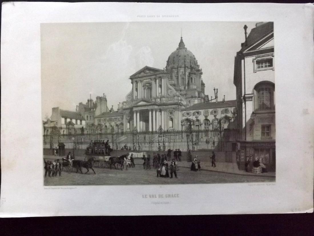 Paris dans sa Splendeur 1863 LG Print. Le Val de Grace (1 of 1)