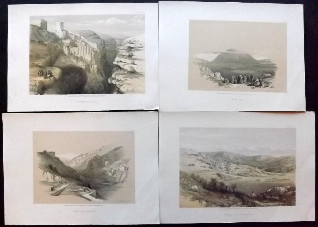 Roberts, David 1856 Lot of 4 Holy Land Prints (1 of 2)