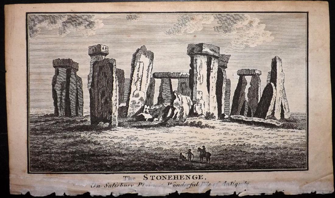 UK 1805 Antique Print. Stonehenge, Wiltshire (1 of 1)