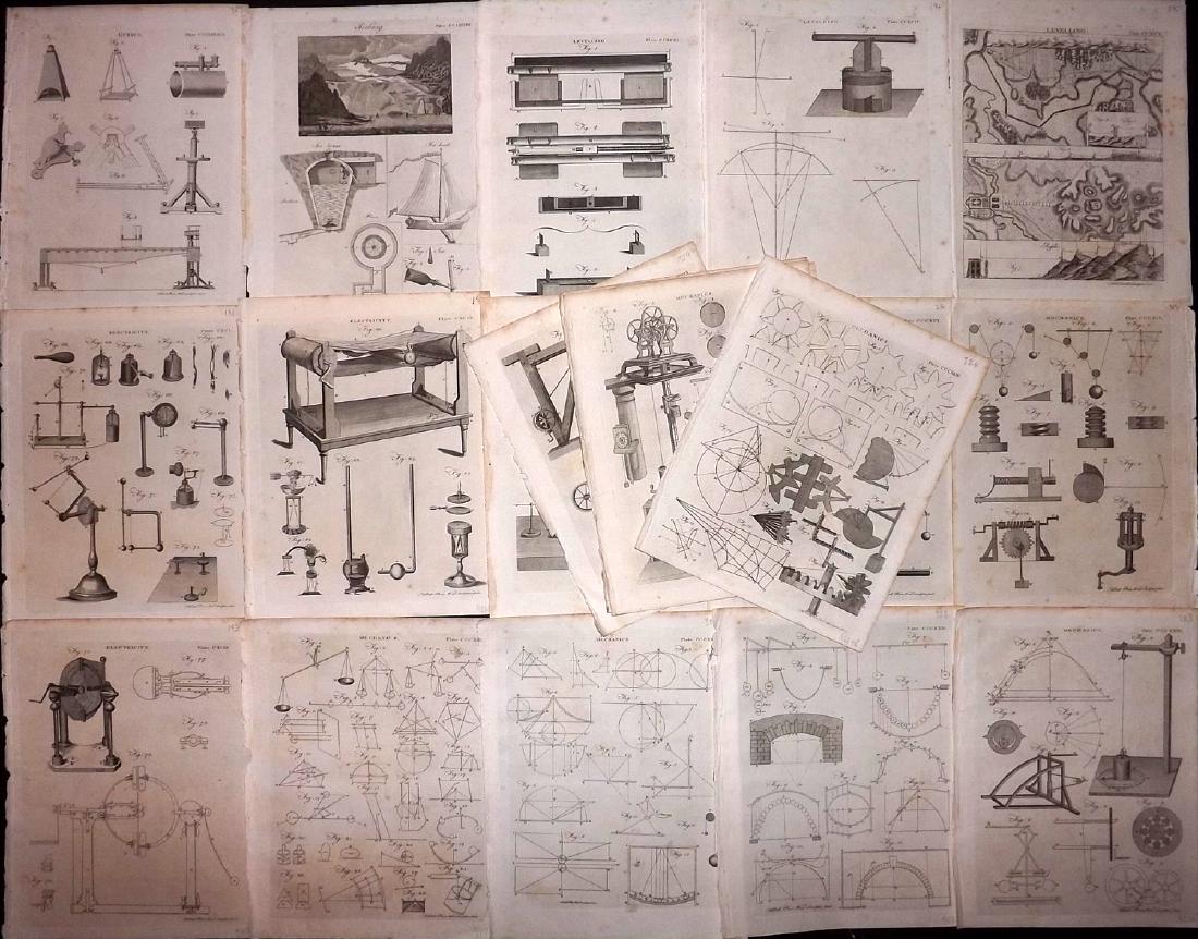 Encyclopaedia Britannica 1797 Lot of 20 Science Prints (1 of 2)