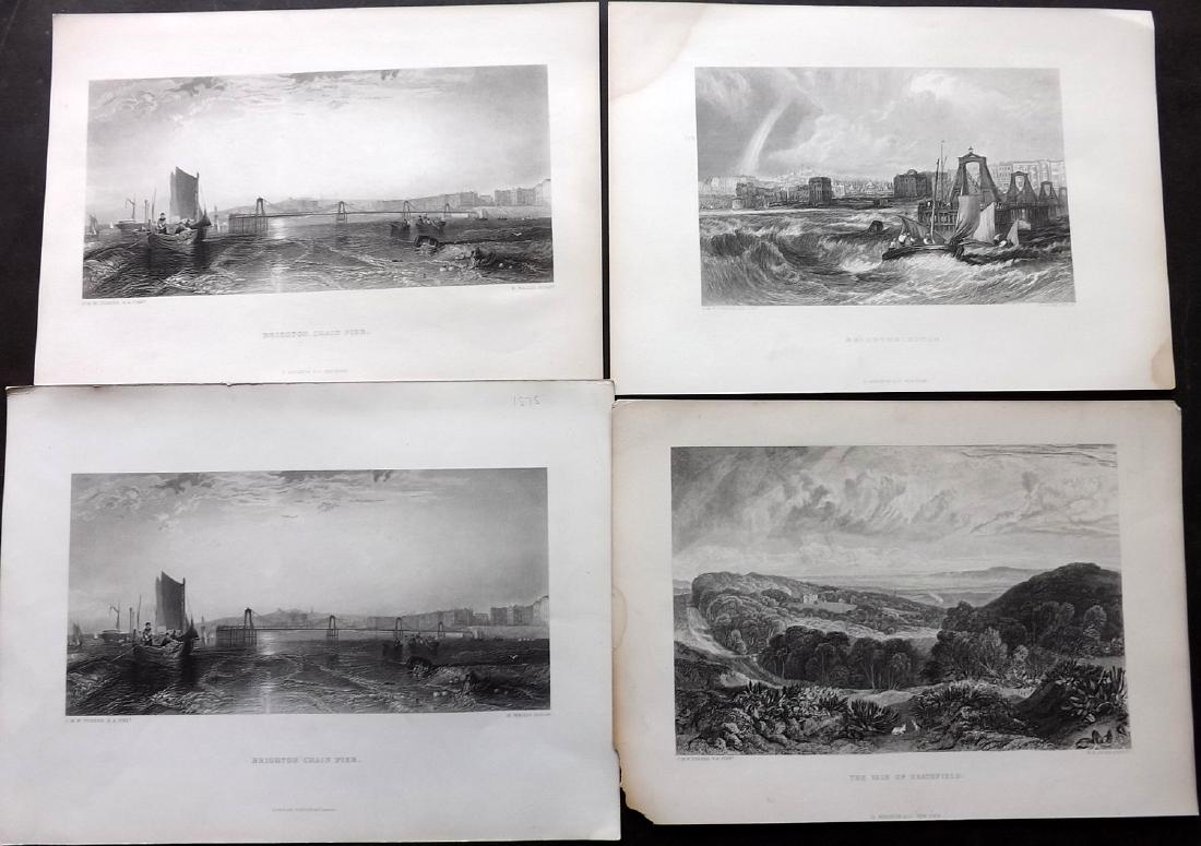 After J. M. W. Turner 1879 Lot of 6 Landscape Views (1 of 2)