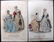 Fashion Plates C1860 Lot of 9 Hand Coloured Prints - 2