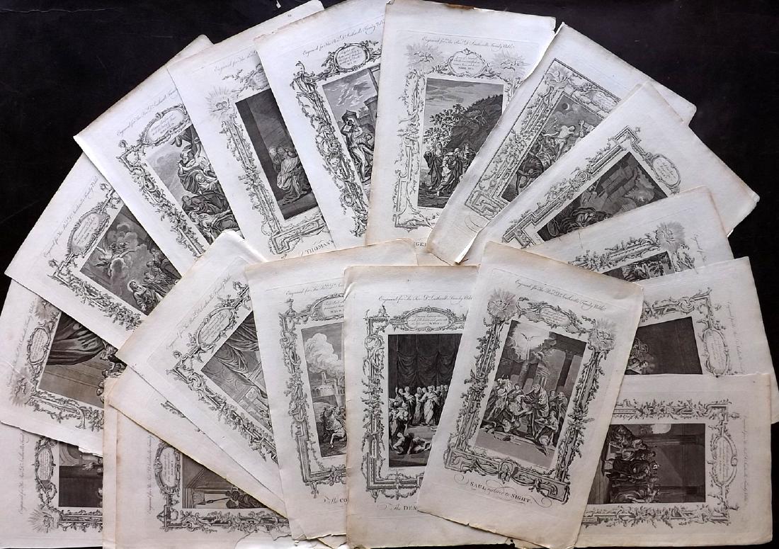 Southwell, Henry 1774 Lot of 20 Religious Copper Plates (1 of 3)