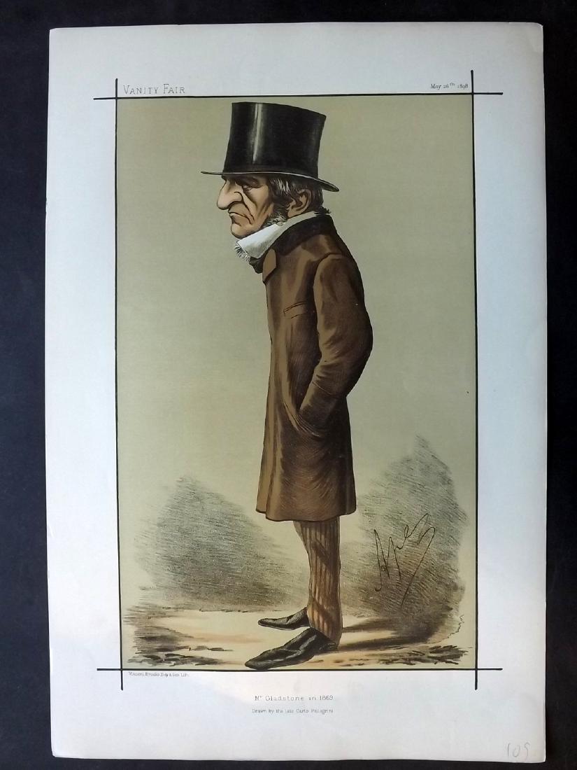 Vanity Fair Print 1898 William Gladstone Prime Minister (1 of 1)