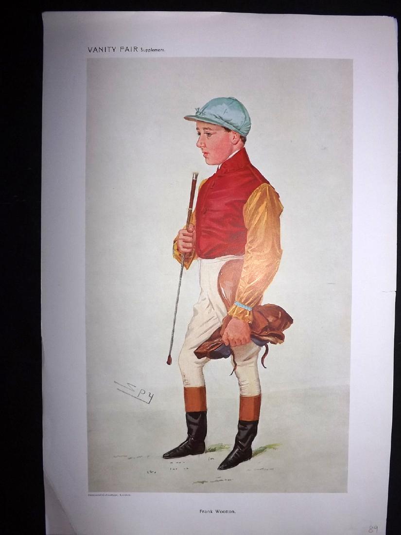 Vanity Fair Print 1909 Frank Wootton, Jockey (1 of 1)