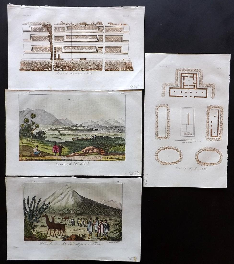 Ferrario, Giulio 1827 HC Prints (4) Mexico & Ecuador (1 of 2)