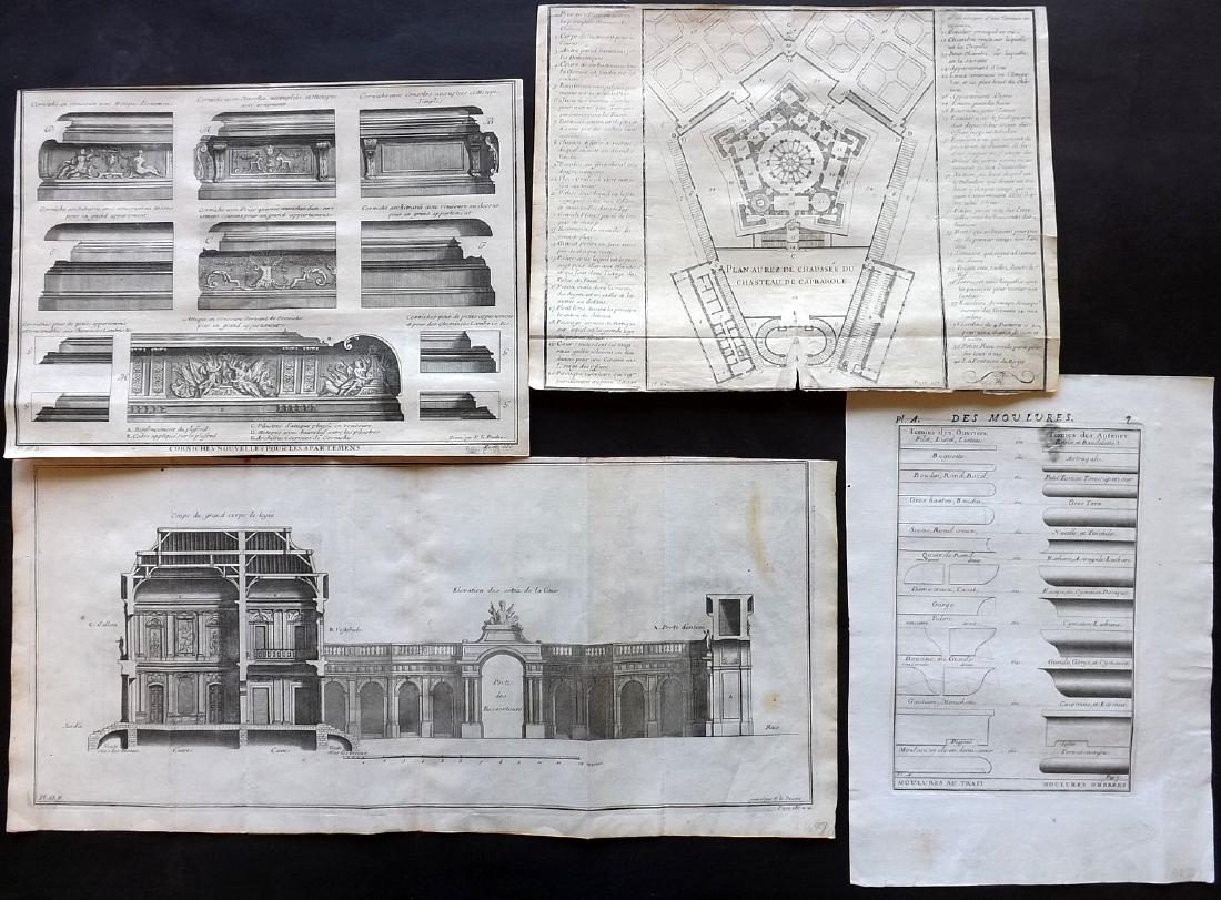 Vignola, Giacomo 1720 Group of 4 Architectural Prints (1 of 2)