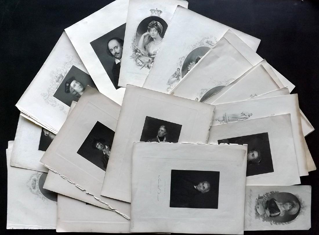 Portraits 19th Century Lot of 23 British (1 of 5)
