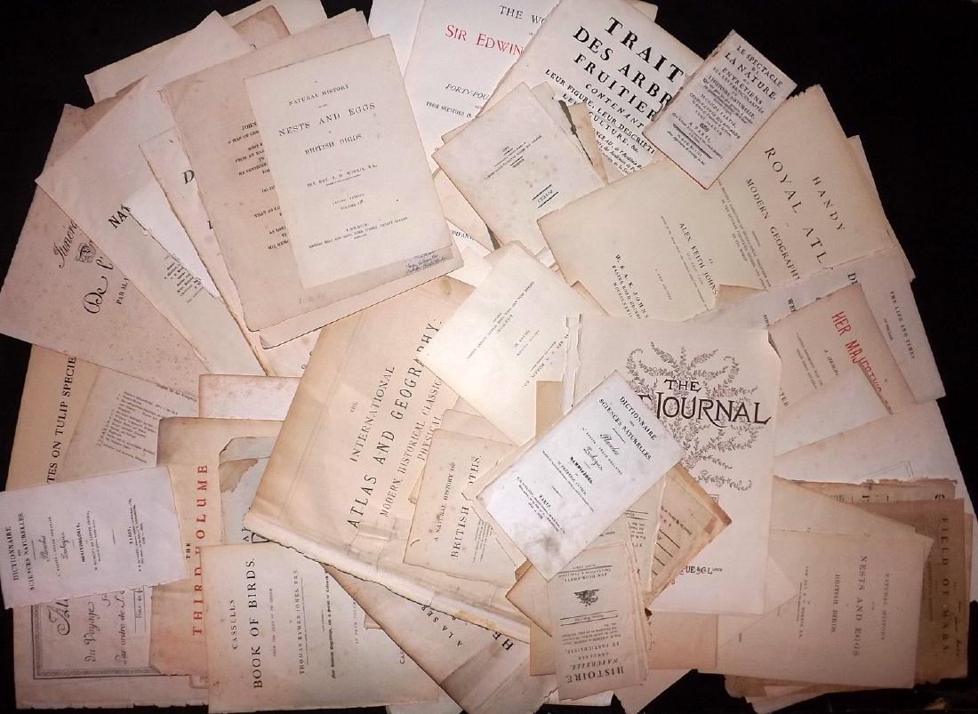 Title Pages 18th-19th Century Lot of approx 200 (1 of 4)