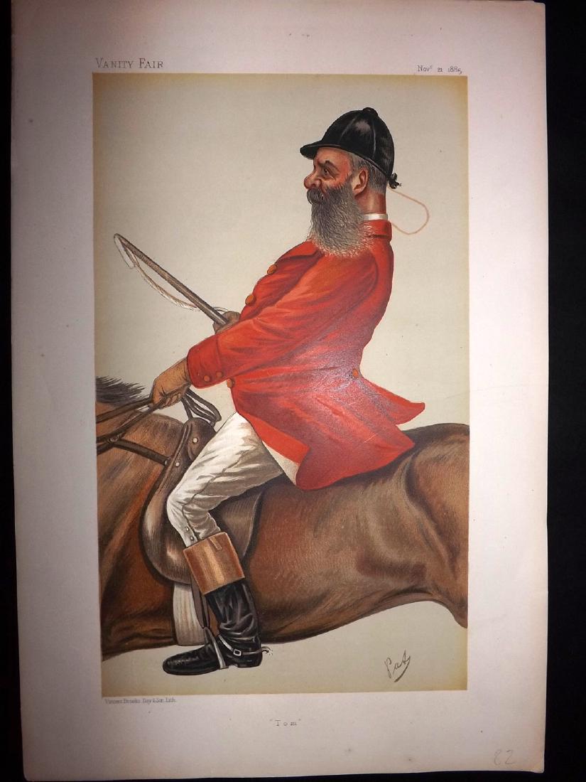 Vanity Fair Print 1885 Thomas Nickalls, Fox Hunter (1 of 1)