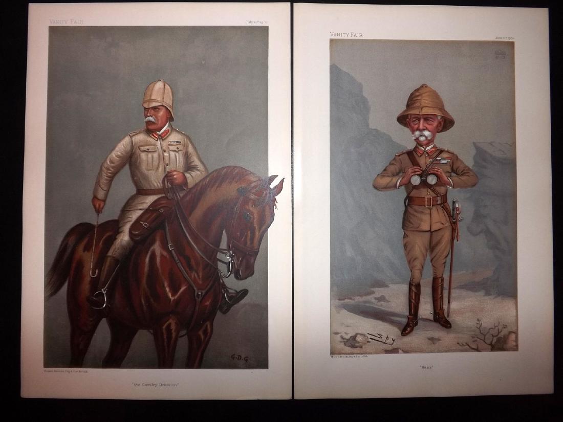 Vanity Fair Prints 1900 Pair of Military Prints. Boer (1 of 1)