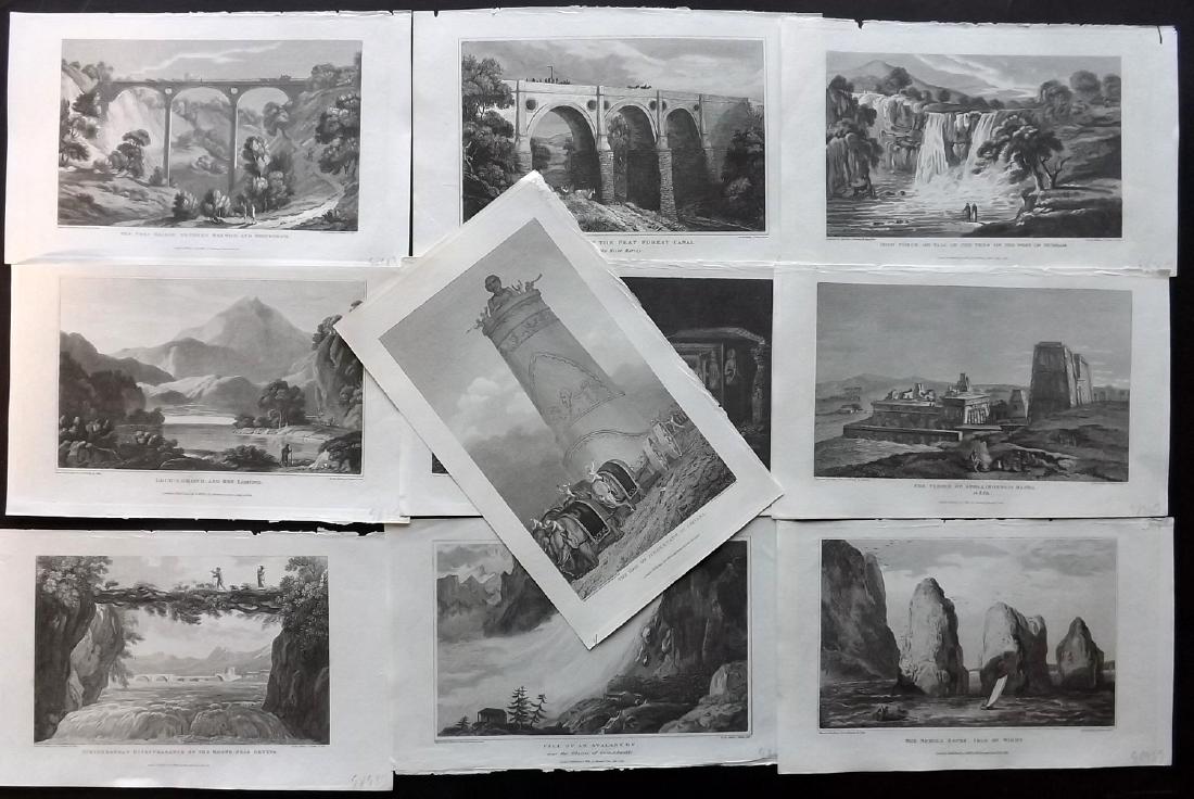 Gallery of Nature 1818 Mixed Lot of 10 World Views (1 of 2)