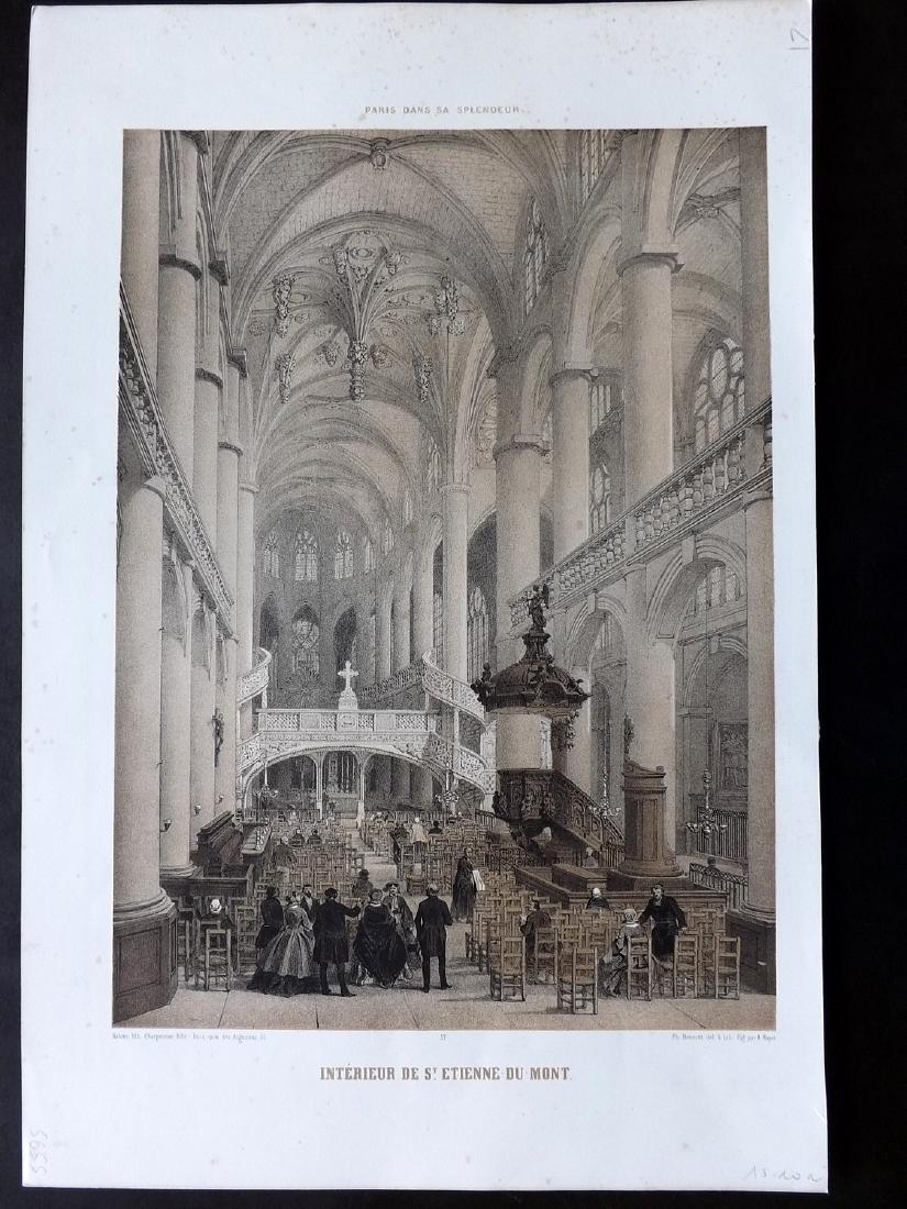 Paris dans sa Splendeur 1863 St. Etienne du Mont (1 of 1)