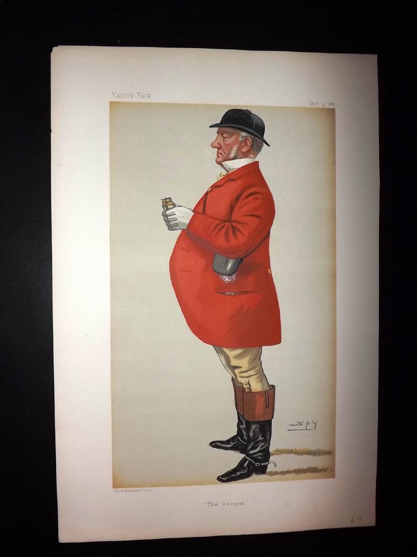 Vanity Fair Print 1881 M. Fenwick-Bissett, Fox Hunter (1 of 1)