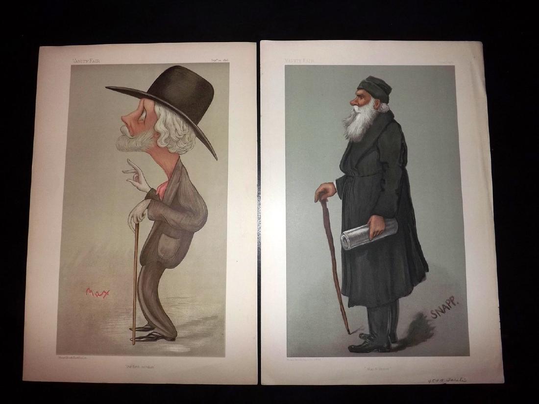 Vanity Fair Print 1896-1901 Pair of Literary. Tolstoy (1 of 1)