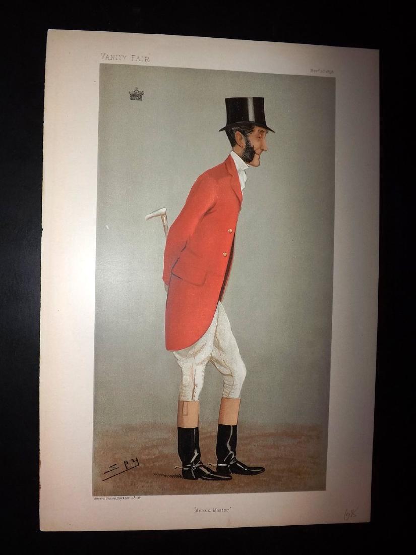 Vanity Fair Print 1898 Viscount Portman, Fox Hunter (1 of 1)