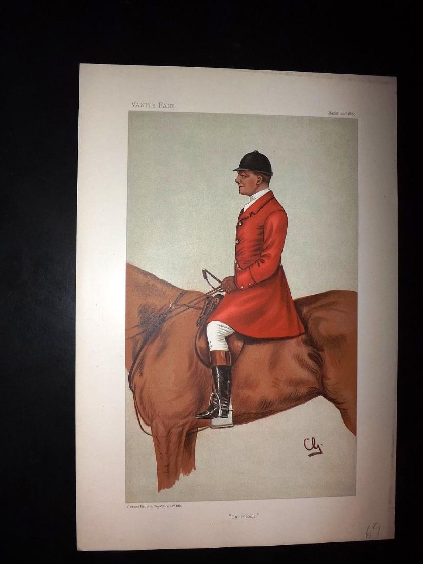 Vanity Fair Print 1899 John Hargreaves, Fox Hunter (1 of 1)