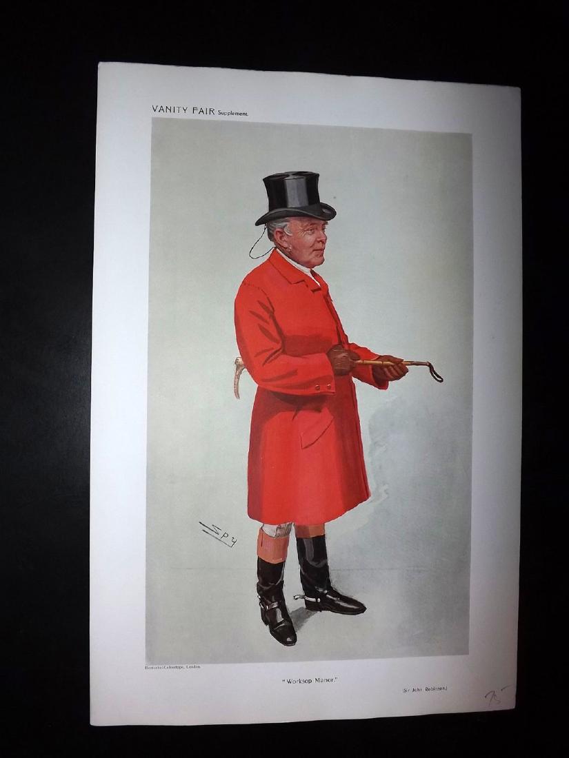 Vanity Fair Print 1911 John Robinson, Fox Hunter (1 of 1)