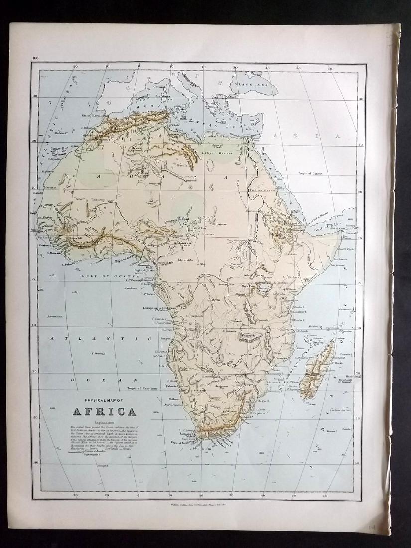 Bryce, James 1881 Map of Africa (1 of 1)