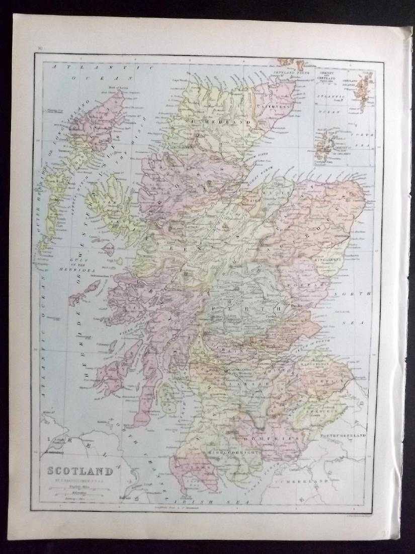 Bryce, James 1881 Map of Scotland (1 of 1)