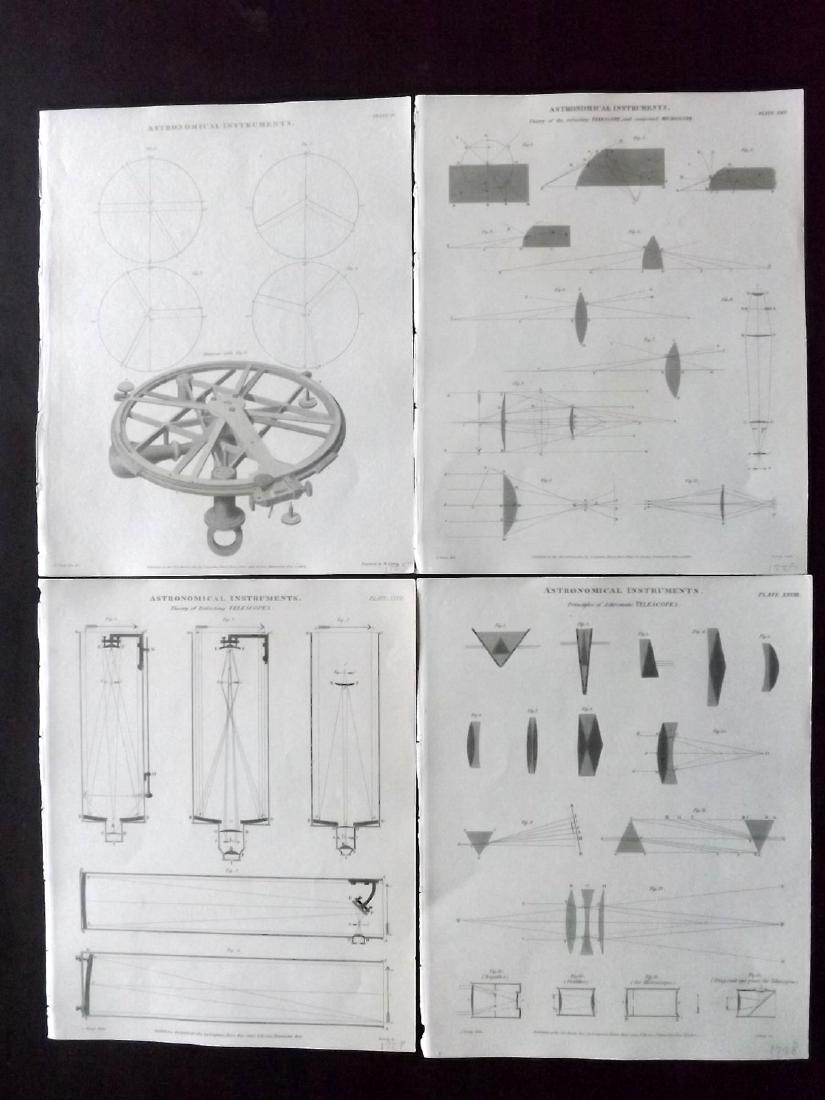 Rees, Abraham 1805 Lot of 6 Astronomy Prints (1 of 2)