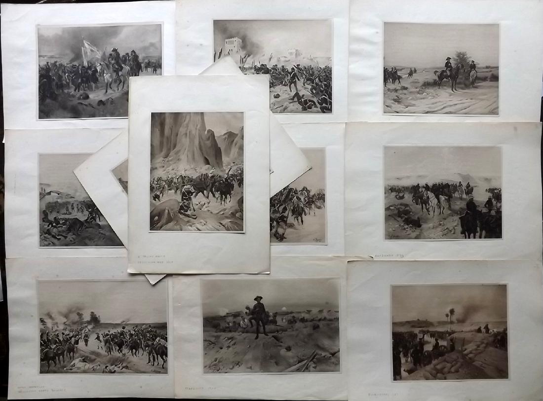 Dupray, Henri 1902 Lot of 11 Folio Military Prints (1 of 3)