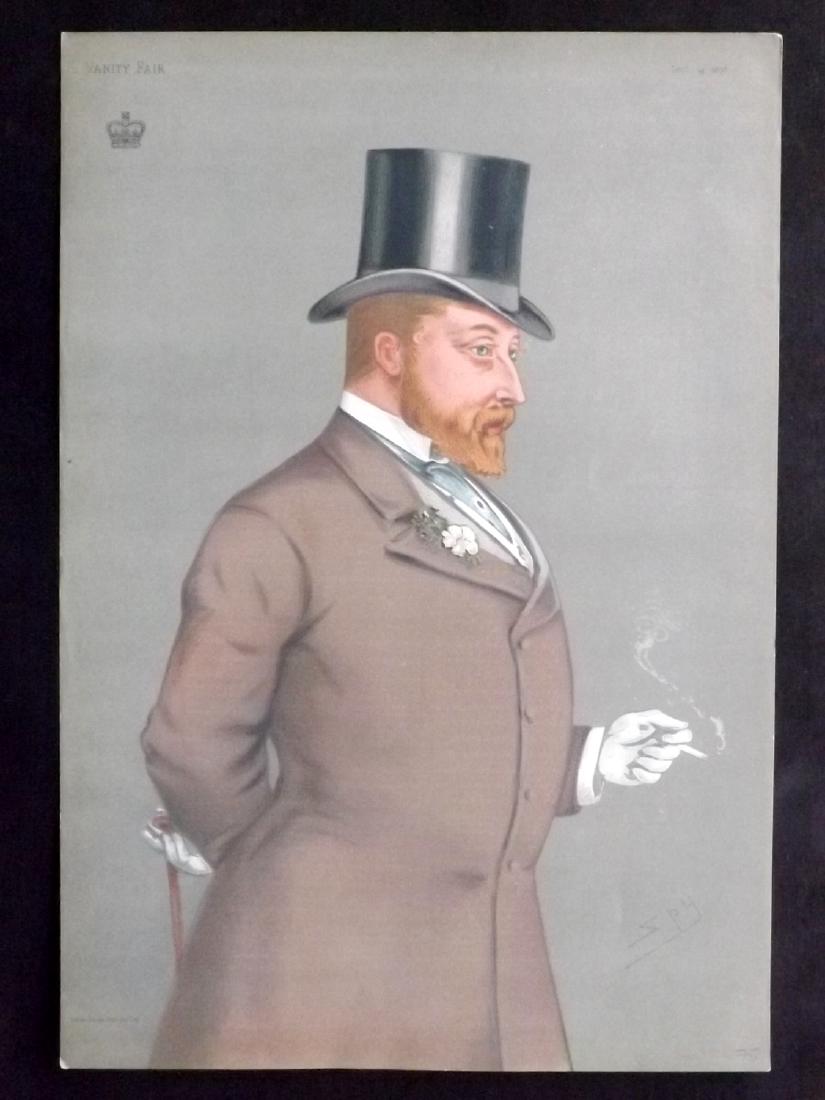 Vanity Fair Print 1878 King Edward VII, Royal (1 of 1)
