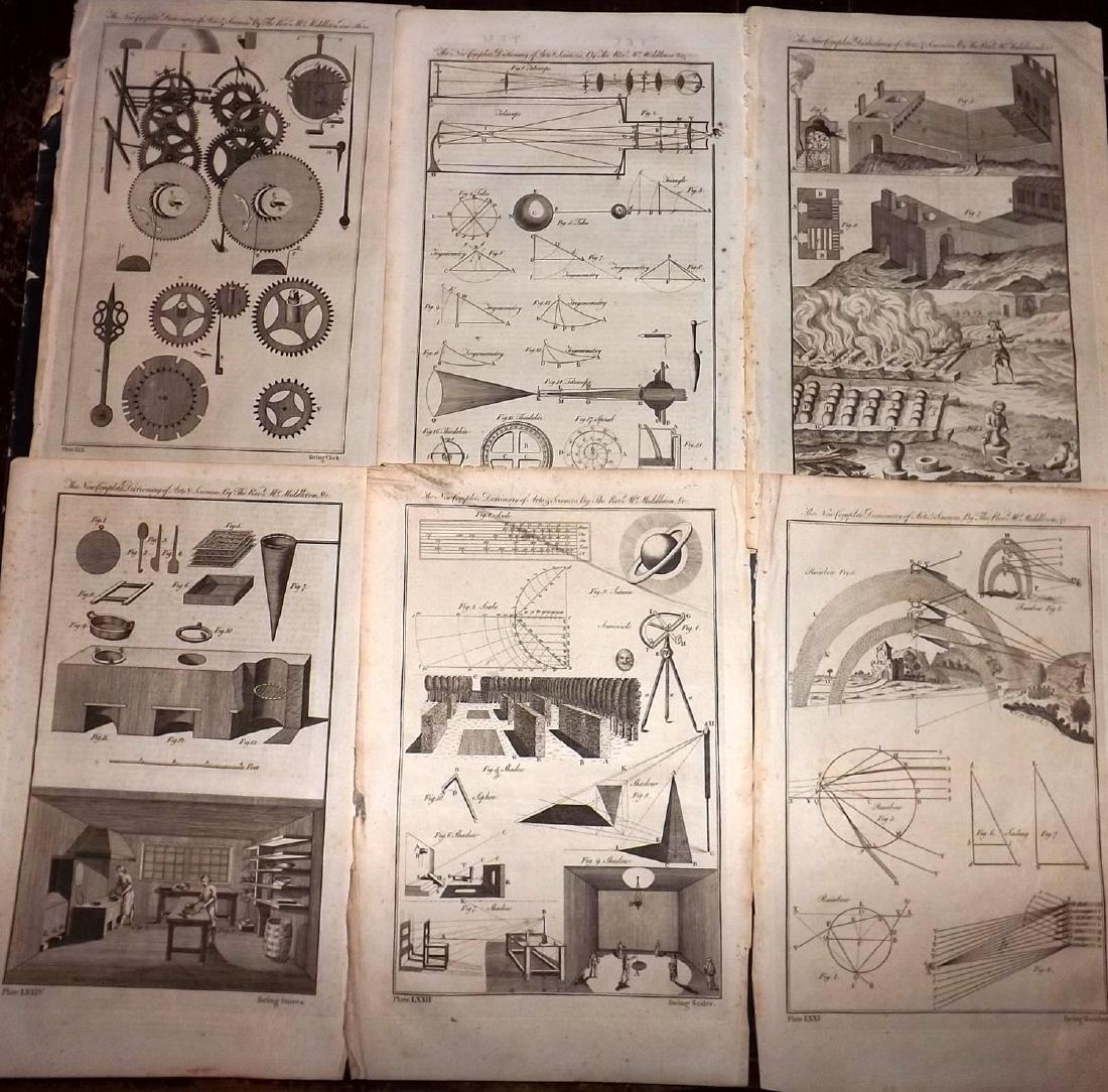 Middleton, Erasmus 1778 Lot of 6 Science & Tech Prints (1 of 2)