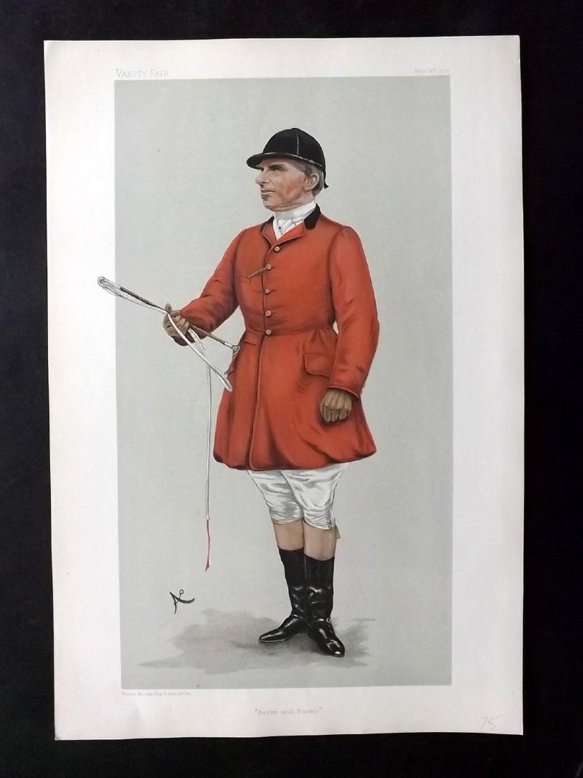 Vanity Fair Print 1903 Robert Rodney Wilmot, Foxhunter: Chromolithograph Published 1903, London for "Vanity Fair" Paper Size: 15 x 11 inch (38 x 28cm) Good Condition