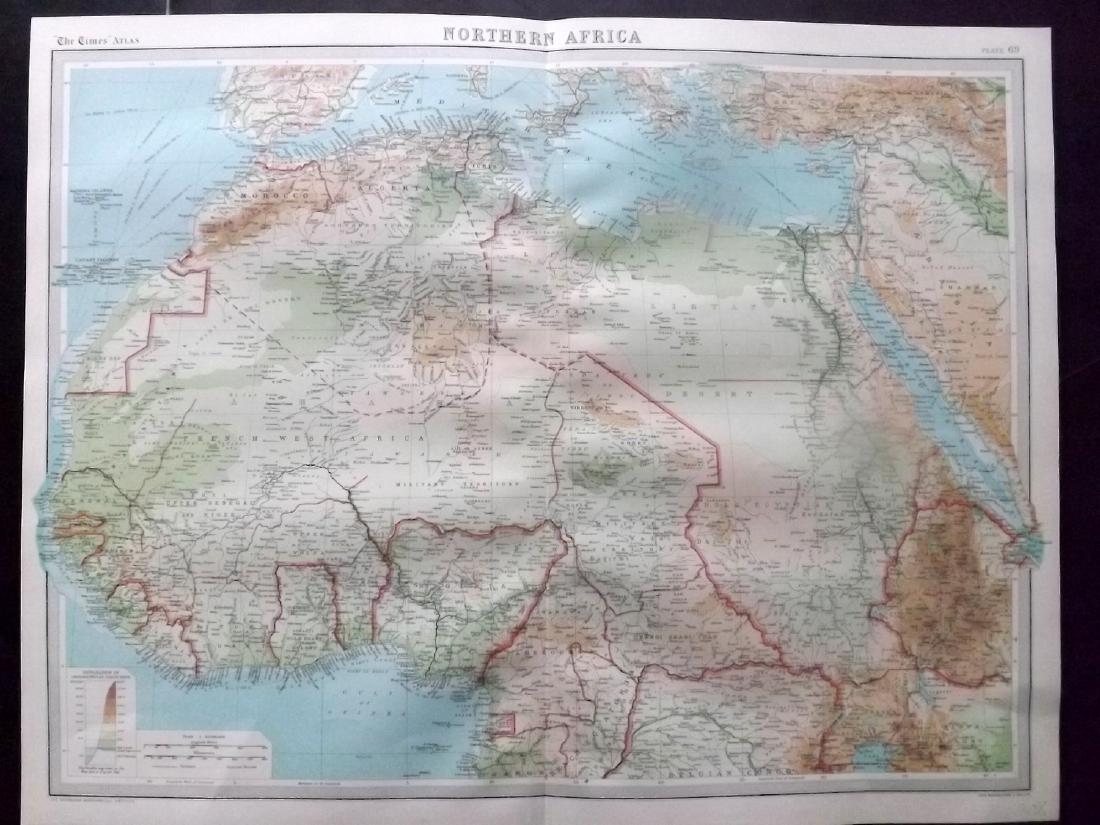 Bartholomew, John 1922 Group of 3 Maps of Africa (1 of 1)