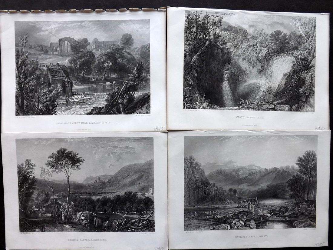 After Turner 1875 Lot 4 Folio Engravings of Yorkshire (1 of 2)