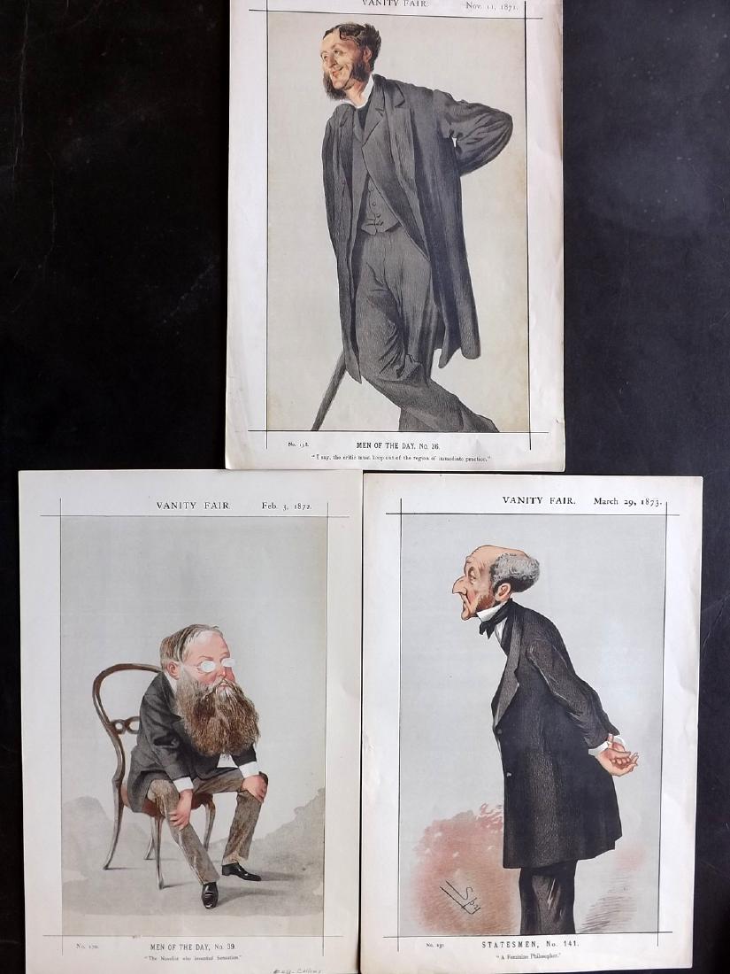 Vanity Fair Prints 1871-73 Literary (3) John Stuart (1 of 2)