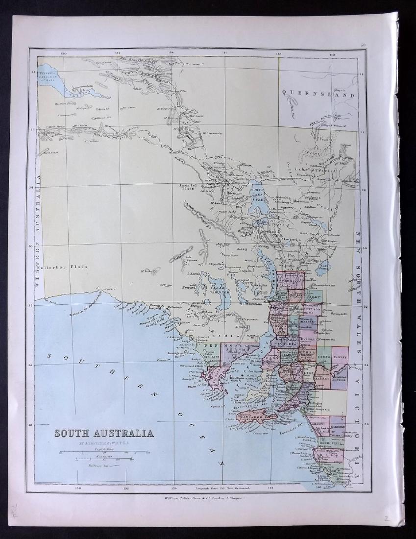 Bryce, James 1881 Map of South Australia (1 of 1)