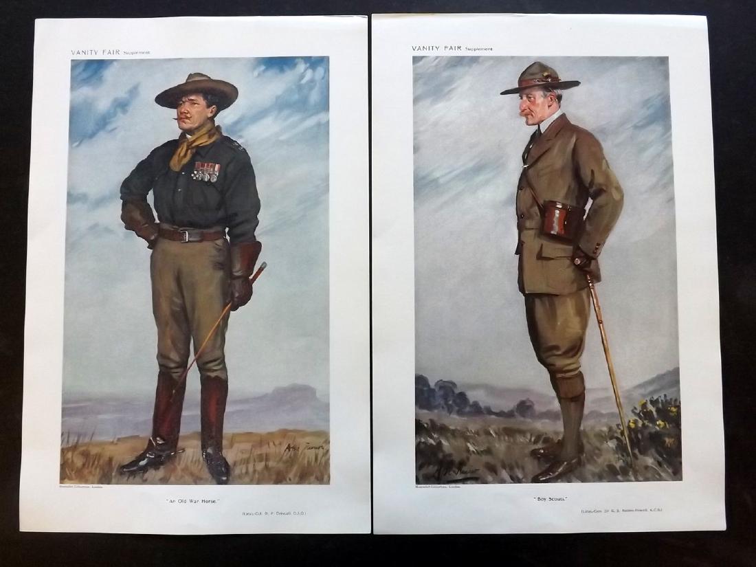 Vanity Fair Print 1911 Boy Scouts. Baden Powell etc (2) (1 of 1)