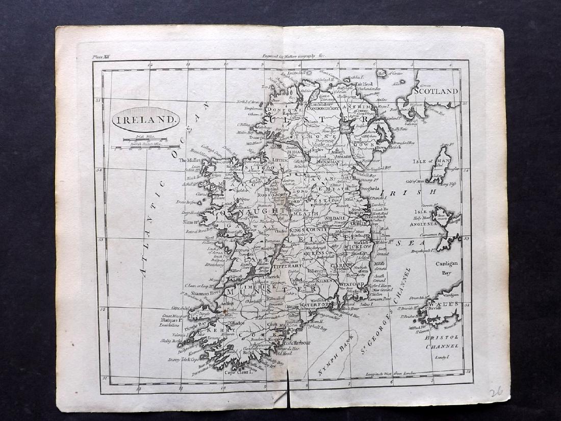 Walker, John 1795 Map of Ireland (1 of 1)
