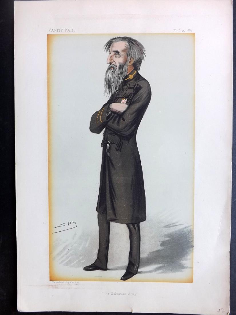 Vanity Fair Print 1882 William Booth, Salvation Army (1 of 1)