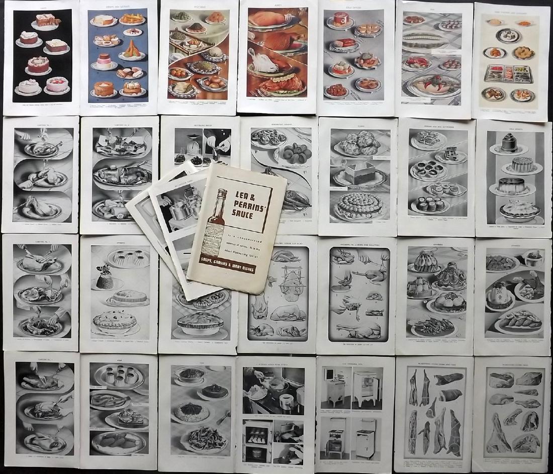 Food C1920 Lot of 7 + 23 Prints by Mrs Beeton (1 of 5)