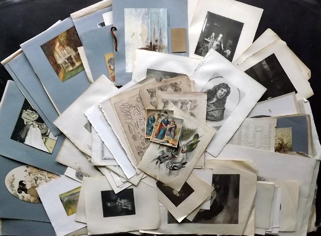 Mixed Prints 18th-20th Century Lot of 100 (1 of 11)