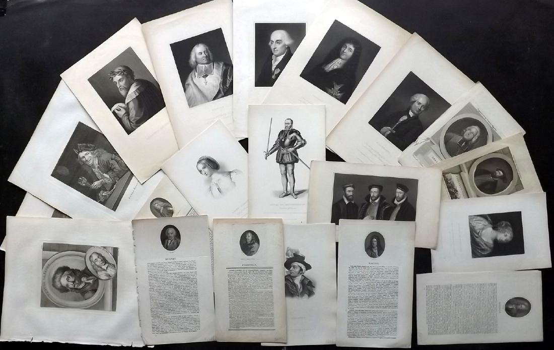 Portraits 18th-19th Century Lot of 20. European (1 of 3)