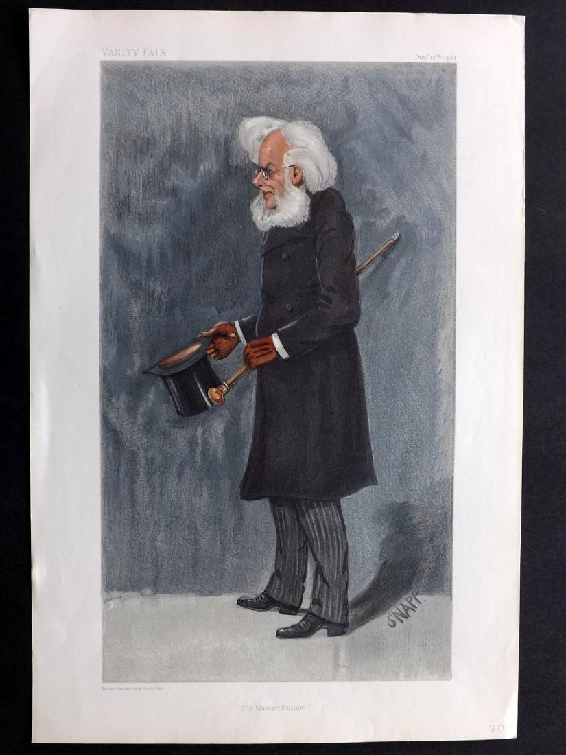 Vanity Fair Print 1901 Henrik Ibsen, Literary (1 of 1)