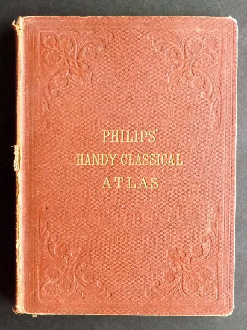 Atlas C1875 Philips' & Hughes Classical Atlas, 18 Maps (1 of 7)