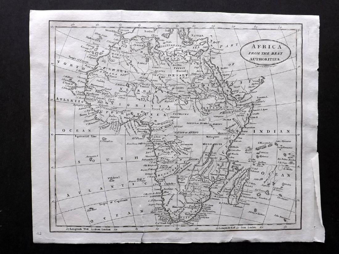 Brookes, Richard 1807 Map of Africa (1 of 1)